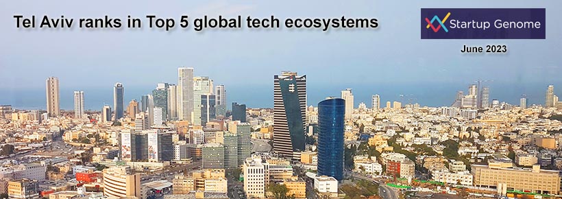 Tel Aviv ranks as Top 5 global tech ecosystem